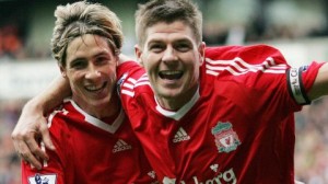 Liverpool's English midfielder Steven Ge