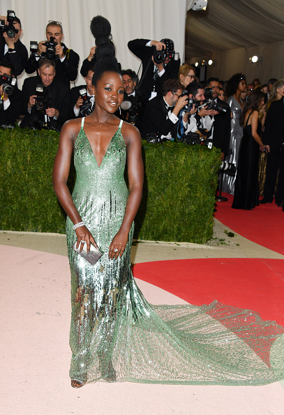 NEW YORK, NY - MAY 02: Lupita Nyong'o attends the 'Manus x Machina: Fashion in an Age of Technology' Costume Institute Gala at the Metropolitan Museum of Art on May 2, 2016 in New York City. (Photo by George Pimentel/WireImage)